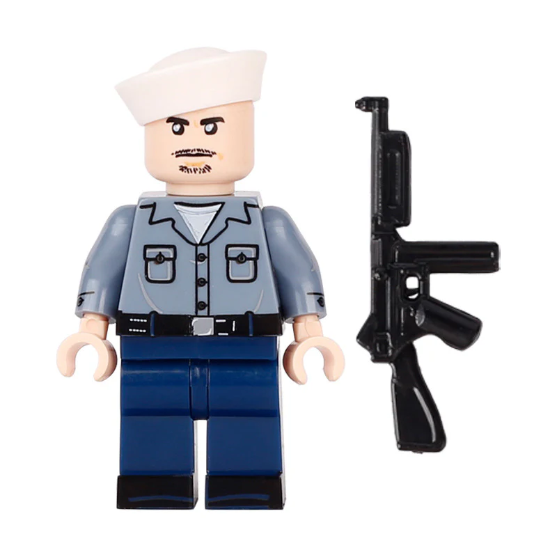 MT007-MT010 World War II US Navy soldiers Minifigures - Image 2