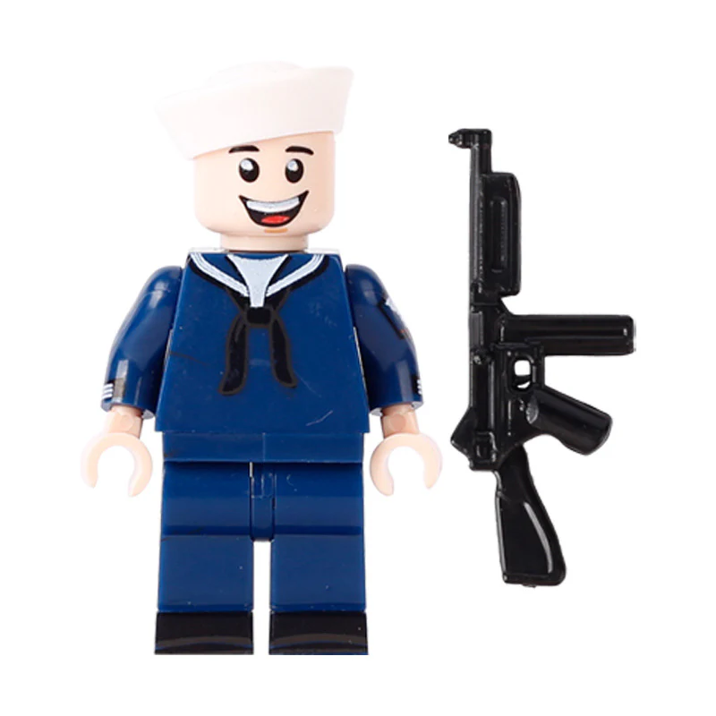 MT007-MT010 World War II US Navy soldiers Minifigures - Image 3