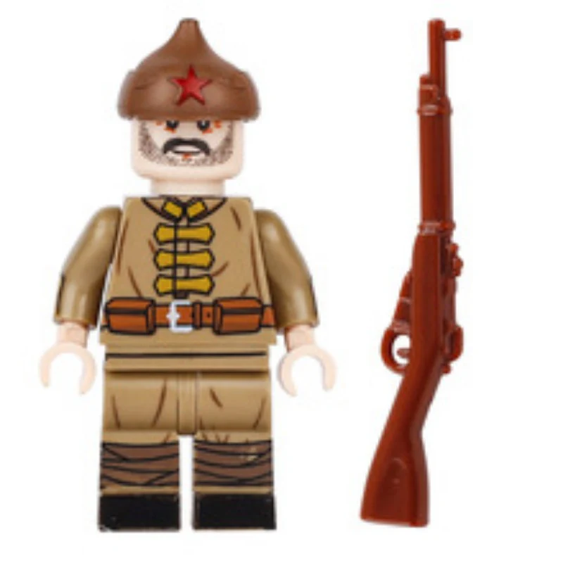 MT011 MTZ001 MTZ002 MTZ003 Soviet Red Army soldier Minifigures - Image 10