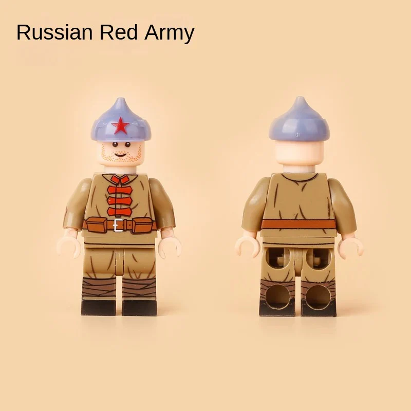 MT011 MTZ001 MTZ002 MTZ003 Soviet Red Army soldier Minifigures - Image 2