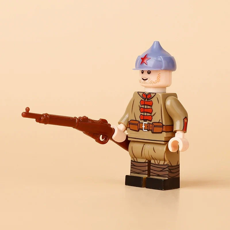 MT011 MTZ001 MTZ002 MTZ003 Soviet Red Army soldier Minifigures - Image 3