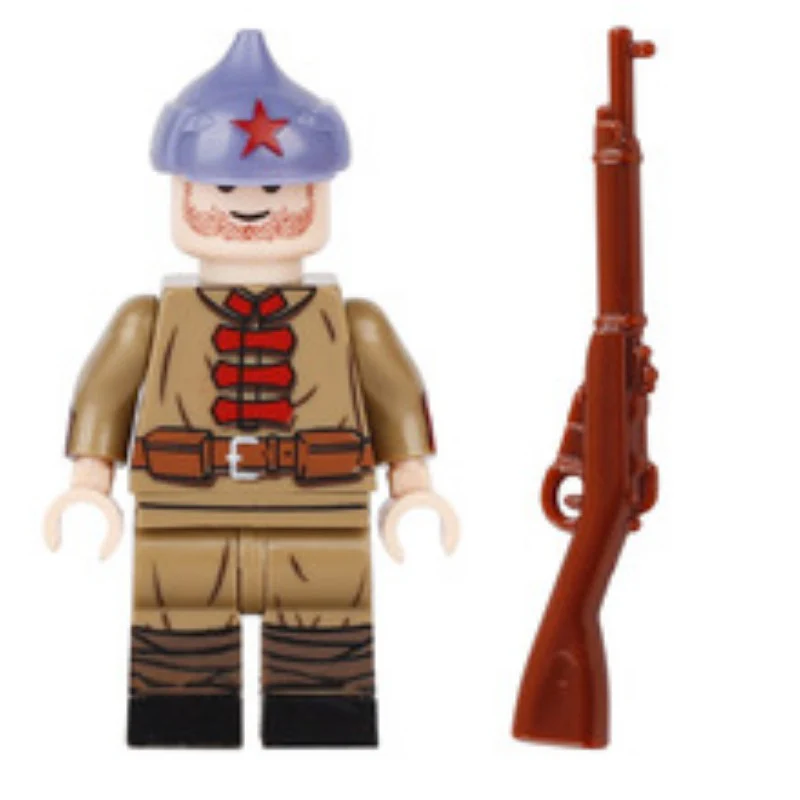 MT011 MTZ001 MTZ002 MTZ003 Soviet Red Army soldier Minifigures - Image 7