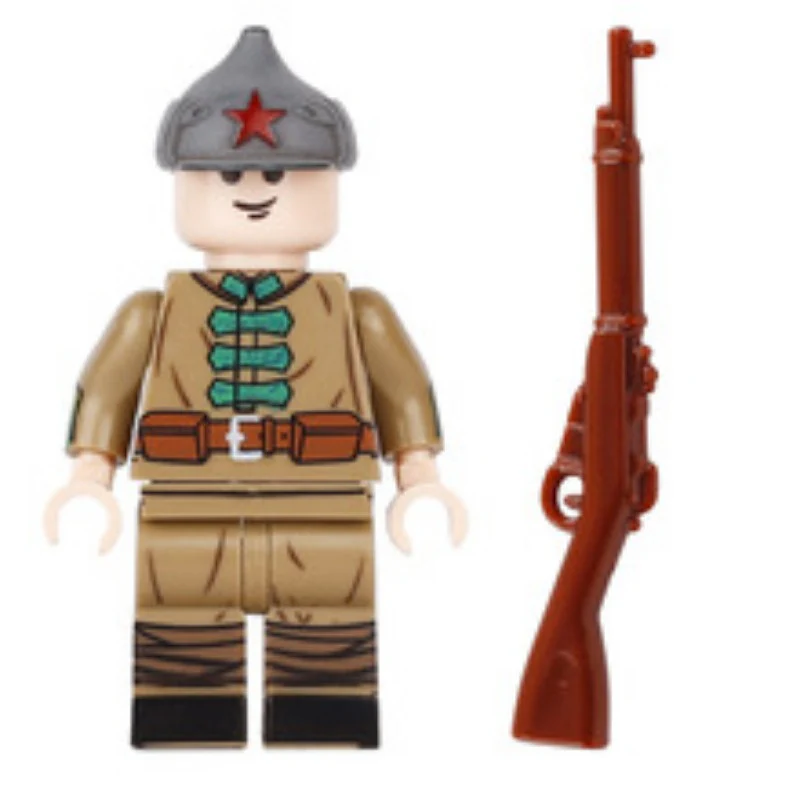 MT011 MTZ001 MTZ002 MTZ003 Soviet Red Army soldier Minifigures - Image 8