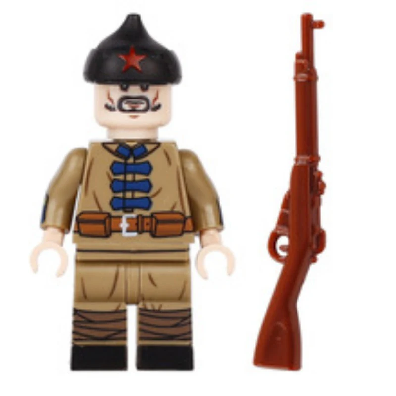 MT011 MTZ001 MTZ002 MTZ003 Soviet Red Army soldier Minifigures - Image 9