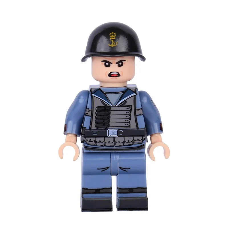 MT16-MT19 World War II Italian Navy Commander Minifigures - Image 5