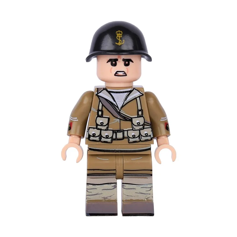 MT16-MT19 World War II Italian Navy Commander Minifigures - Image 6