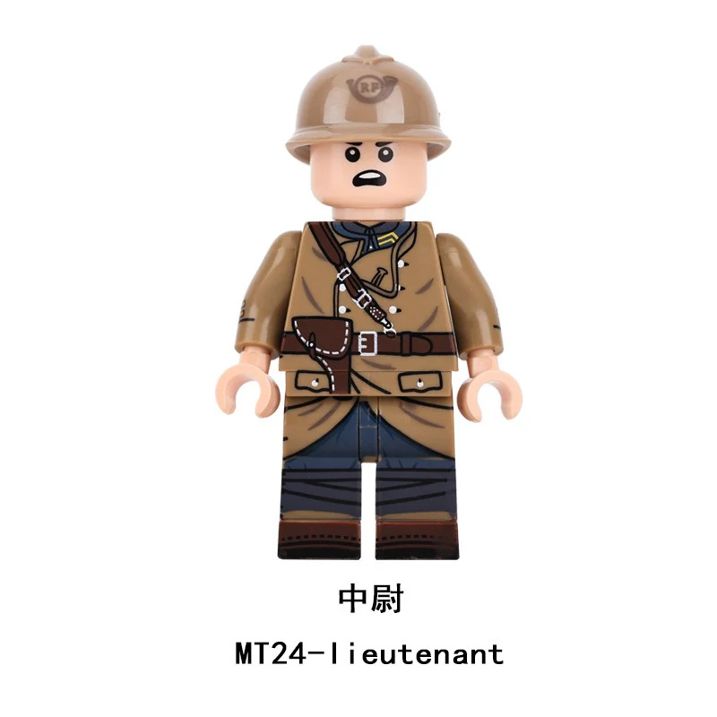 MT24-27 French soldiers in World War II Minifigures - Image 5