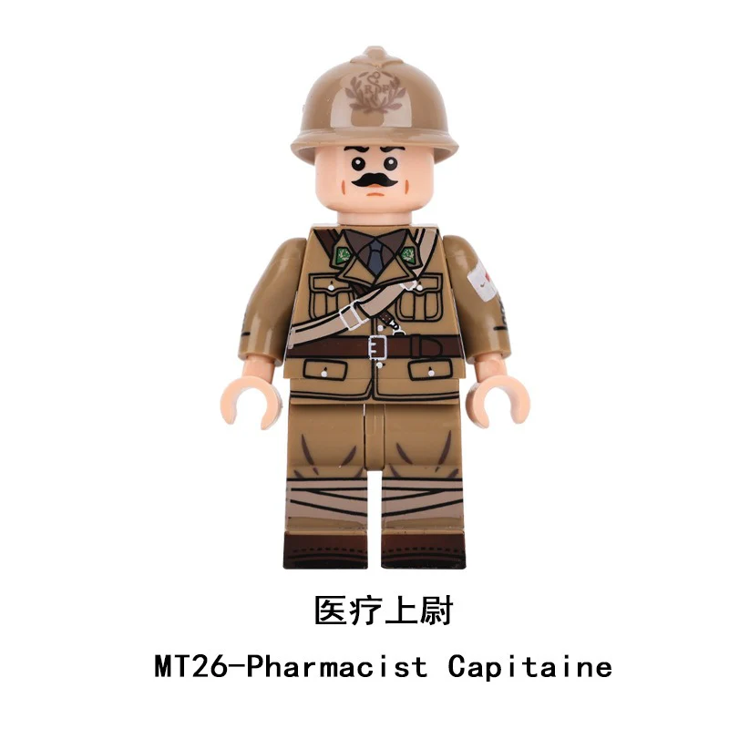 MT24-27 French soldiers in World War II Minifigures - Image 7