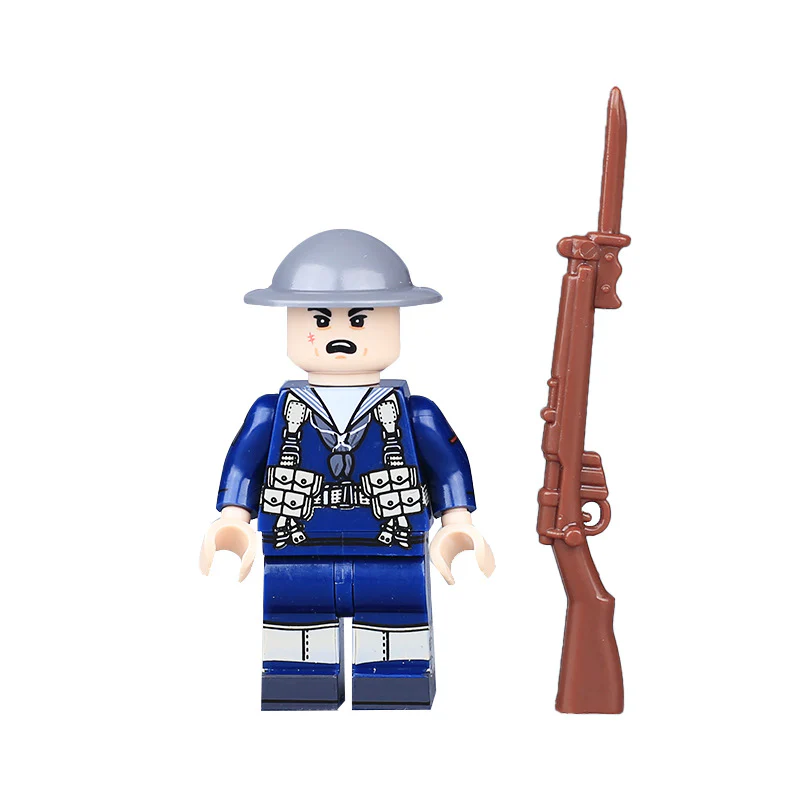 MT32-35 World War II British military camouflage airborne soldier Minifigures - Image 5