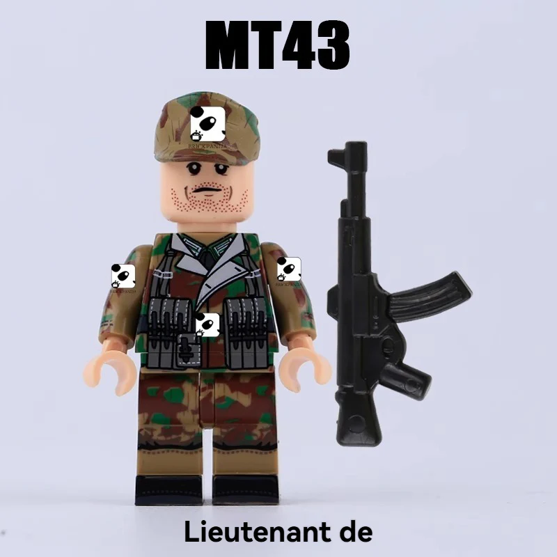 MT40-43 WWII American, French and German soldiers Air Force Minifigures - Image 5