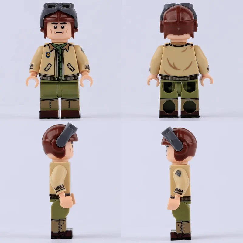 MT40-43 WWII American, French and German soldiers Air Force Minifigures - Image 6