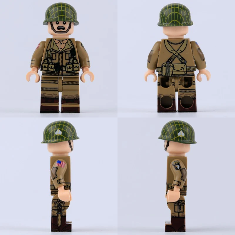 MT40-43 WWII American, French and German soldiers Air Force Minifigures - Image 7