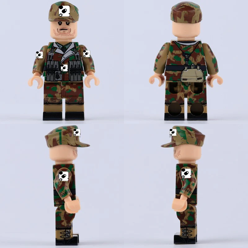 MT40-43 WWII American, French and German soldiers Air Force Minifigures - Image 9