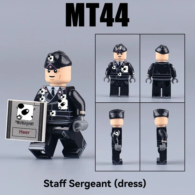 MT44-47 World War II Naval Armored Soldier Minifigures - Image 3