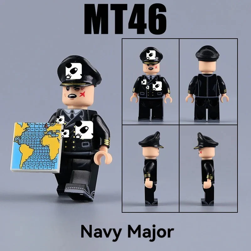 MT44-47 World War II Naval Armored Soldier Minifigures - Image 5