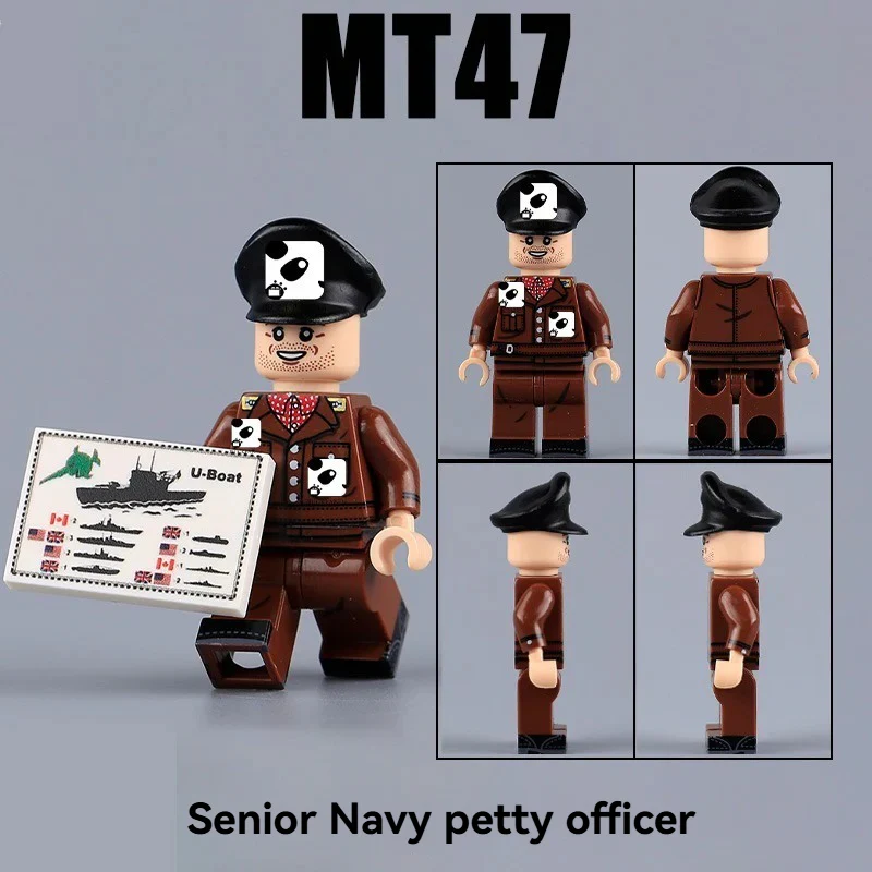 MT44-47 World War II Naval Armored Soldier Minifigures - Image 6