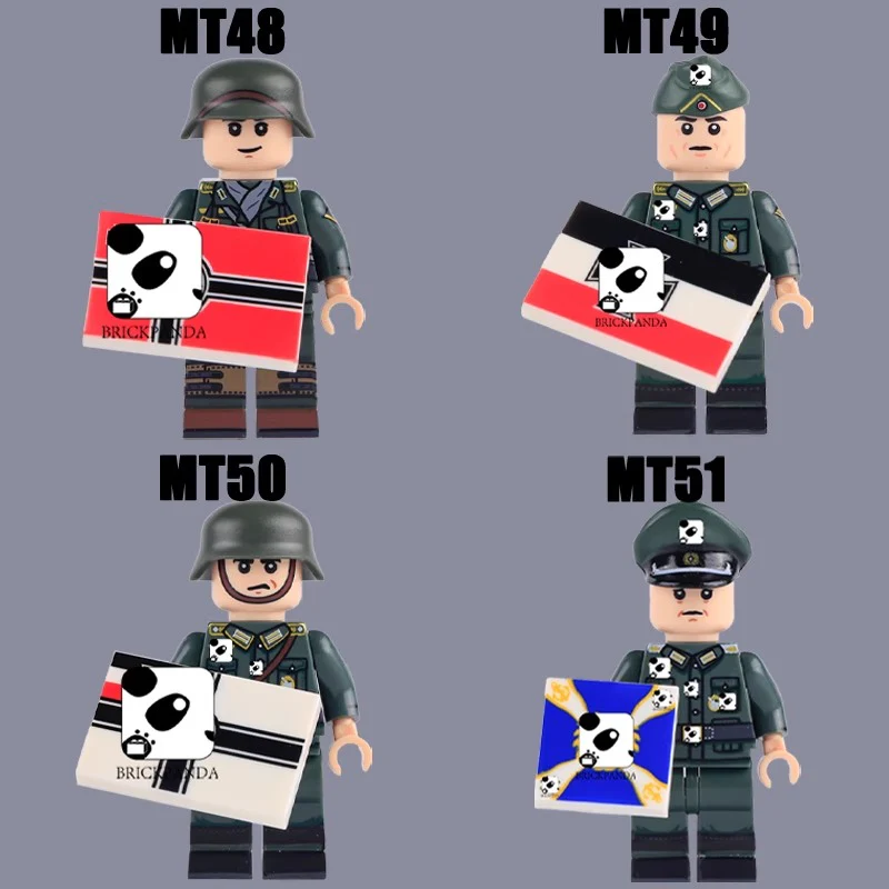 MT48-MT51 World War II Maritime War German Character Minifigures - Image 2