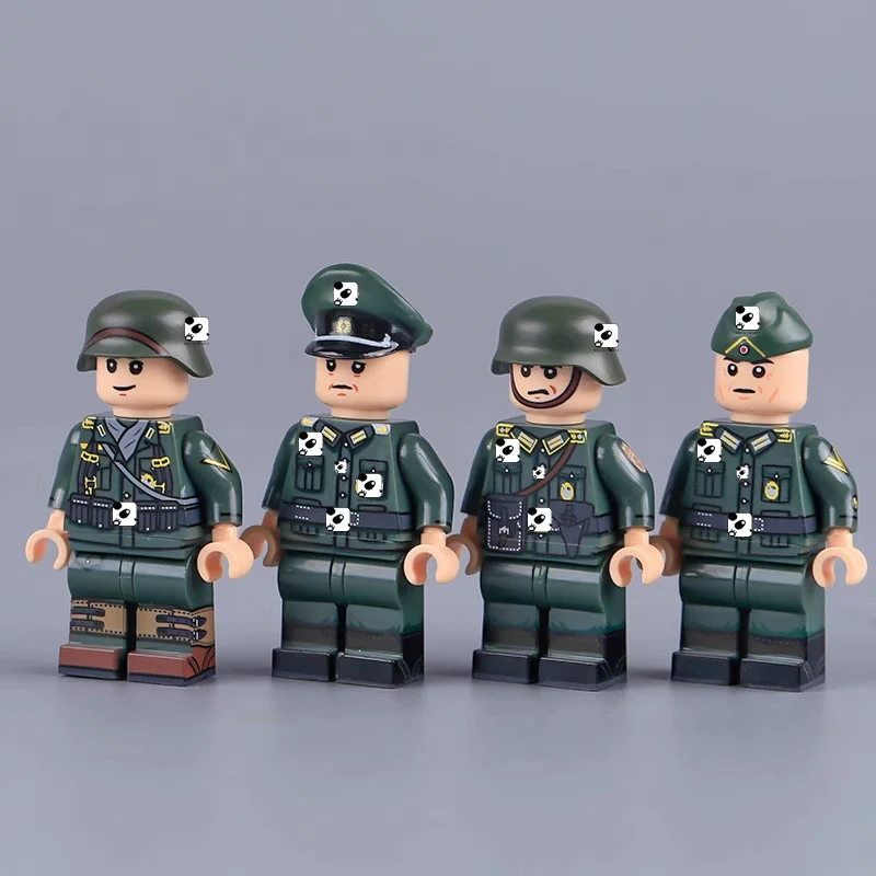 MT48-MT51 World War II Maritime War German Character Minifigures - Image 3