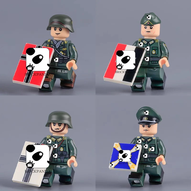 MT48-MT51 World War II Maritime War German Character Minifigures - Image 5
