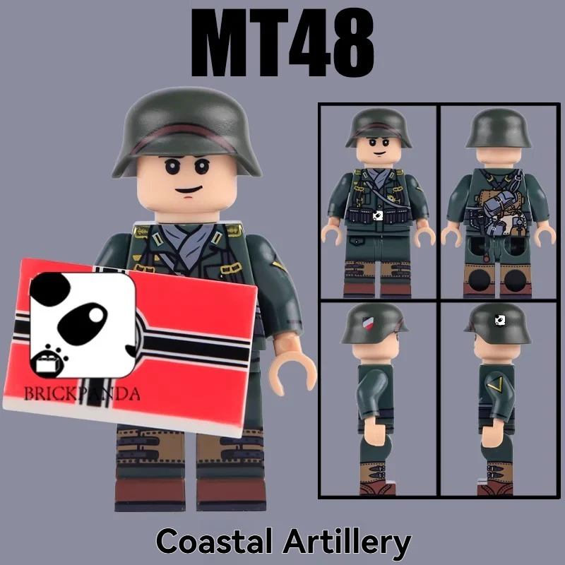 MT48-MT51 World War II Maritime War German Character Minifigures - Image 6