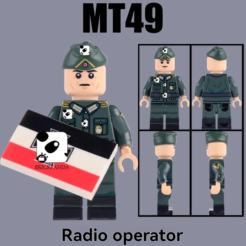 MT48-MT51 World War II Maritime War German Character Minifigures - Image 7