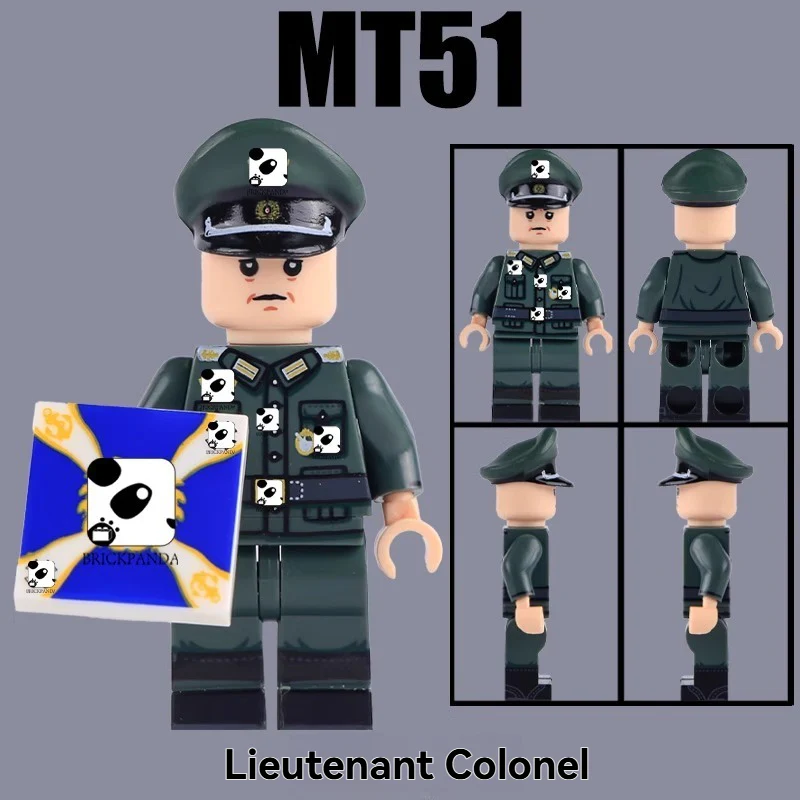 MT48-MT51 World War II Maritime War German Character Minifigures - Image 9