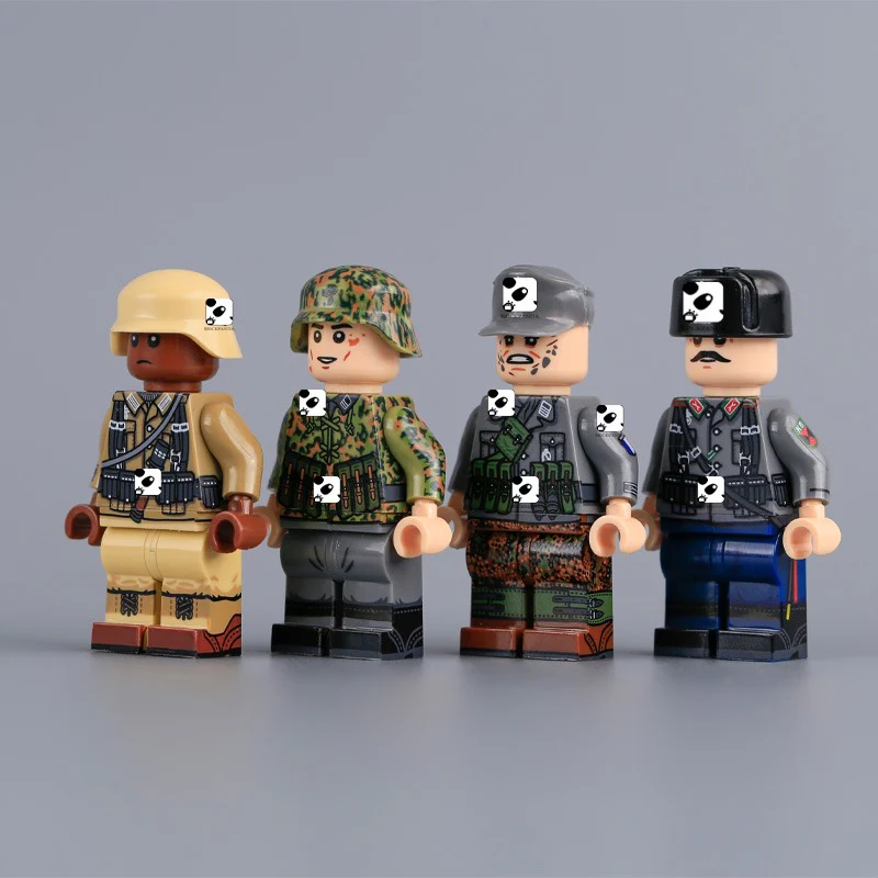 MT56-MT59 WWII Foreign Legion British and French soldiers Minifigures - Image 2