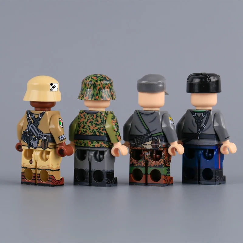 MT56-MT59 WWII Foreign Legion British and French soldiers Minifigures - Image 3