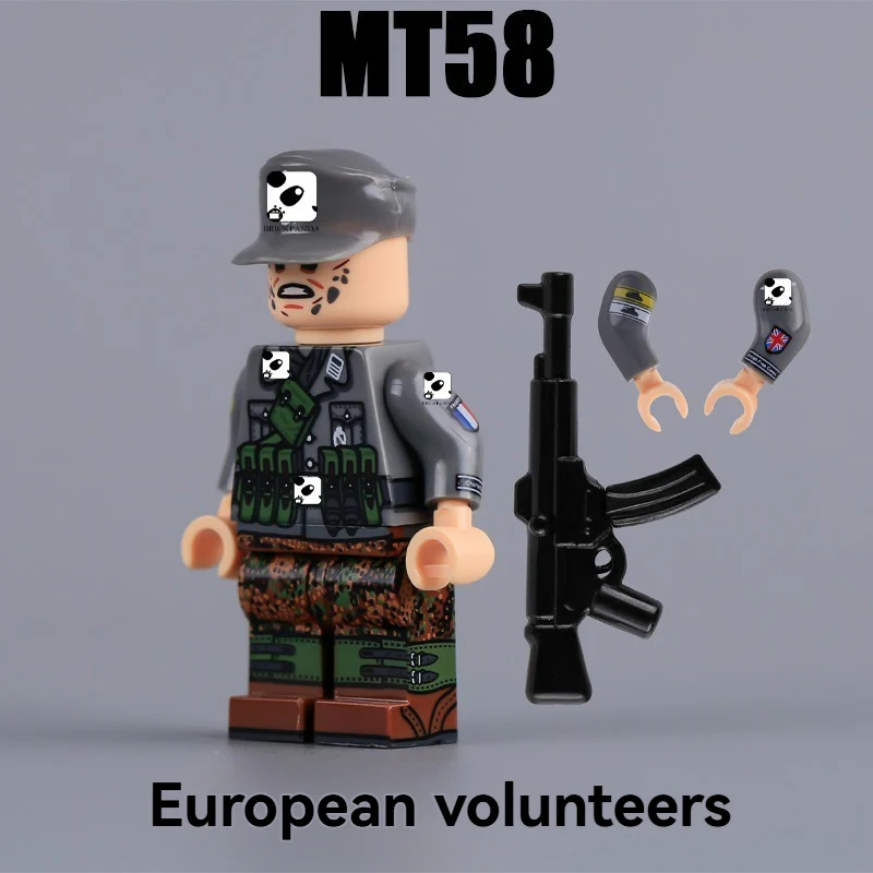 MT56-MT59 WWII Foreign Legion British and French soldiers Minifigures - Image 6