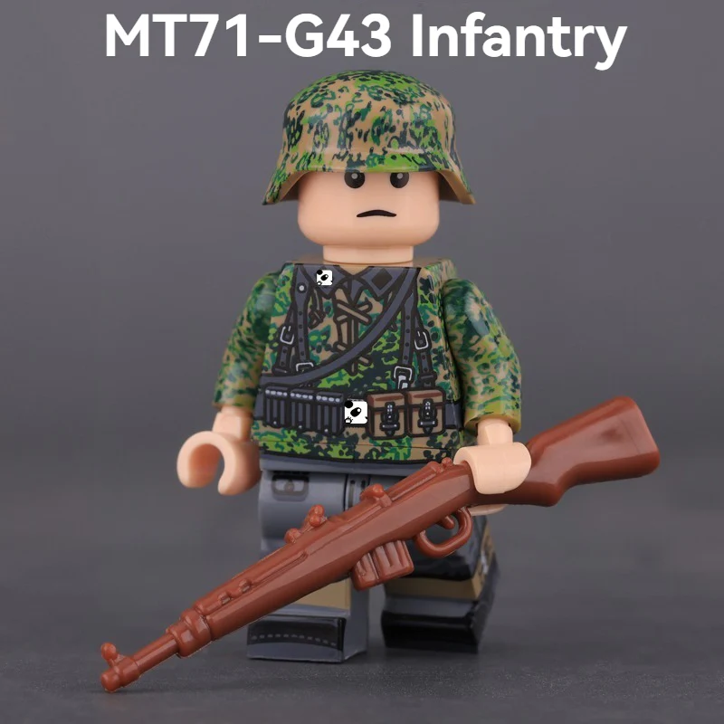 MT66-71 Spring Oak Camouflage Soldiers Minifigures - Image 7