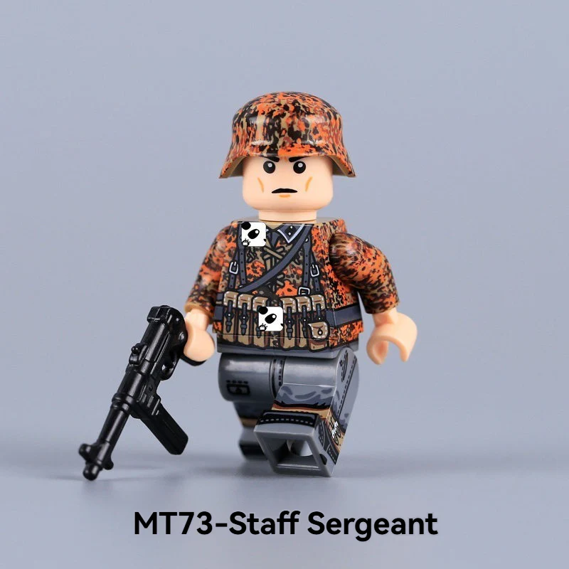 MT72-MT77 Autumn Oak Camouflage Soldiers Minifigures - Image 3