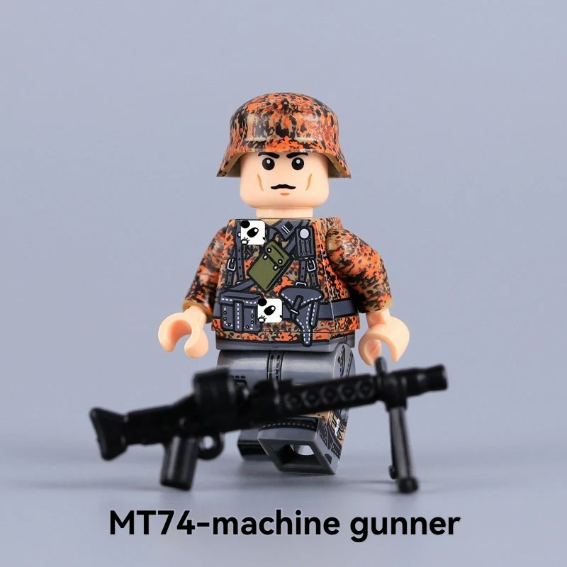 MT72-MT77 Autumn Oak Camouflage Soldiers Minifigures - Image 4