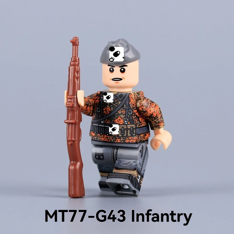 MT72-MT77 Autumn Oak Camouflage Soldiers Minifigures - Image 7
