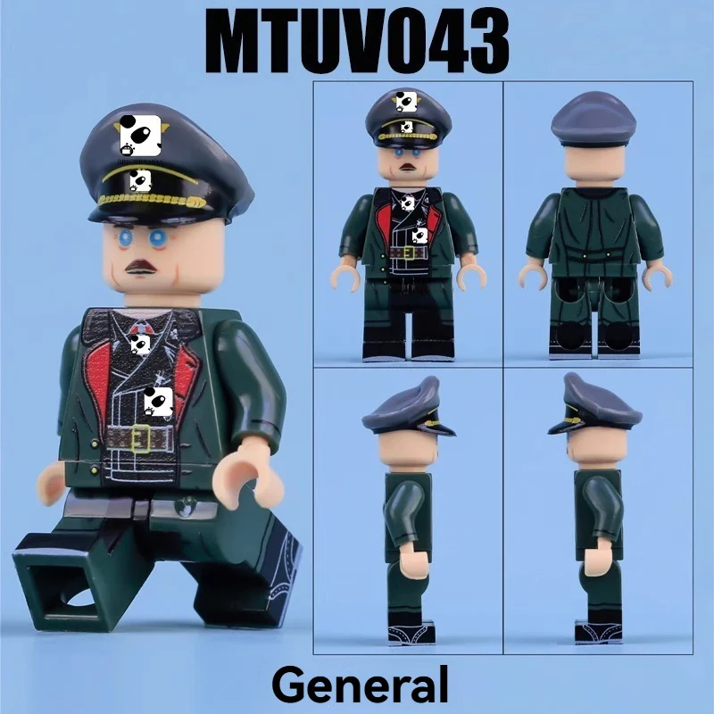 MTUV026 MTUV043 World War II military man Field Marshal Germany Army General Minifigures - Image 5