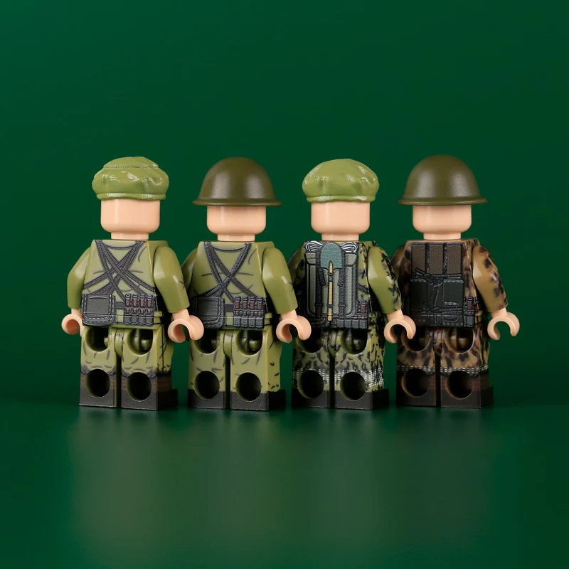 MTUV028-031 Southern Xinjiang Guardians frontier guard Minifigures - Image 3
