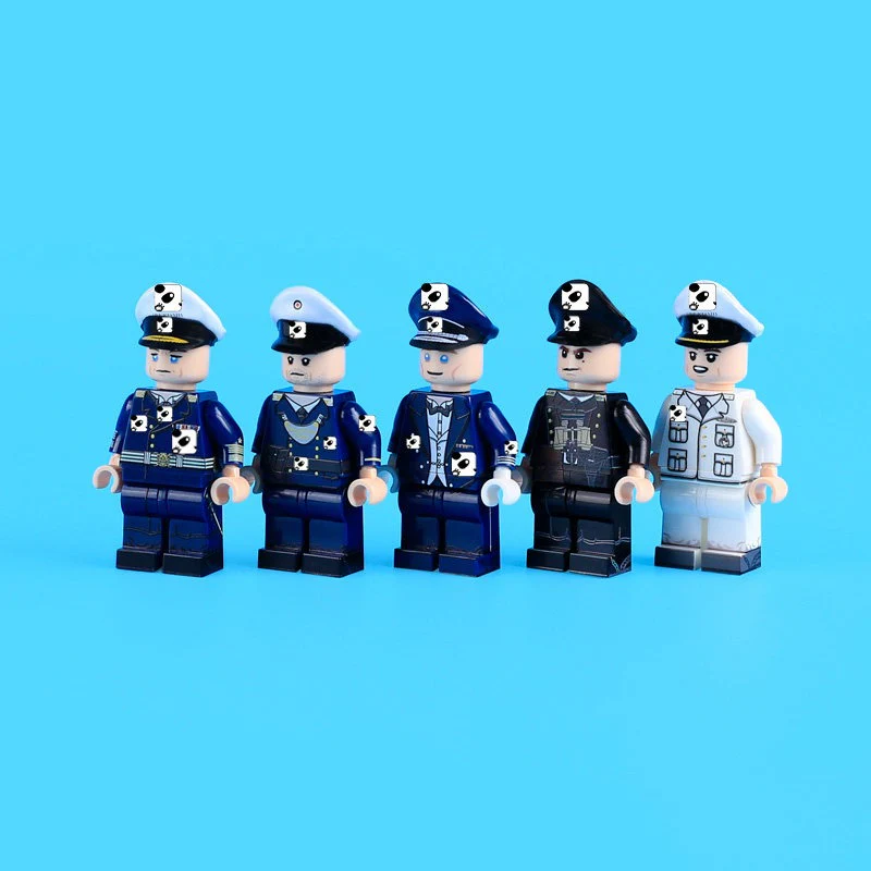 MTUV047-MTUV051 naval military soldier Minifigures - Image 2