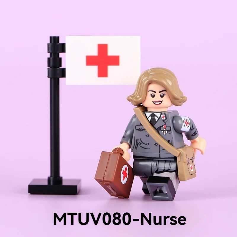 MTUV080-081 German female nurses during World War II Minifigures - Image 4