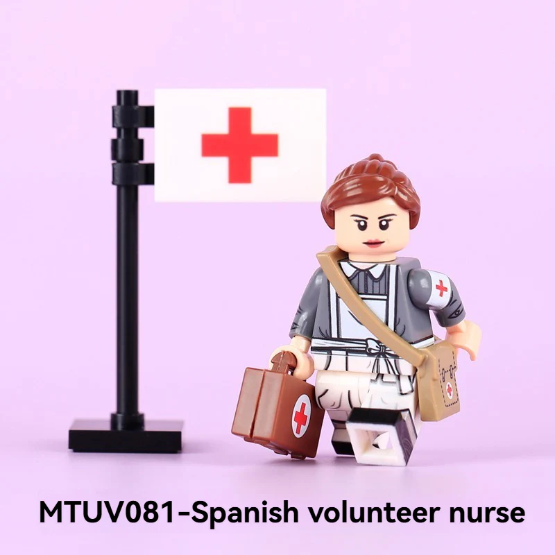 MTUV080-081 German female nurses during World War II Minifigures - Image 5