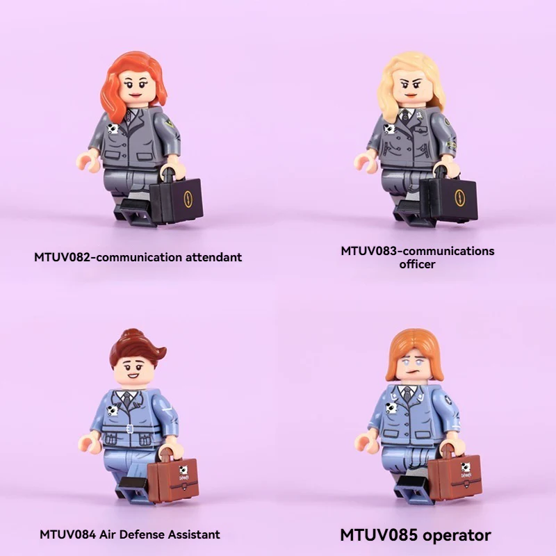 MTUV082-089 WWII Navy and Air Force Girl Soldiers Minifigures - Image 3