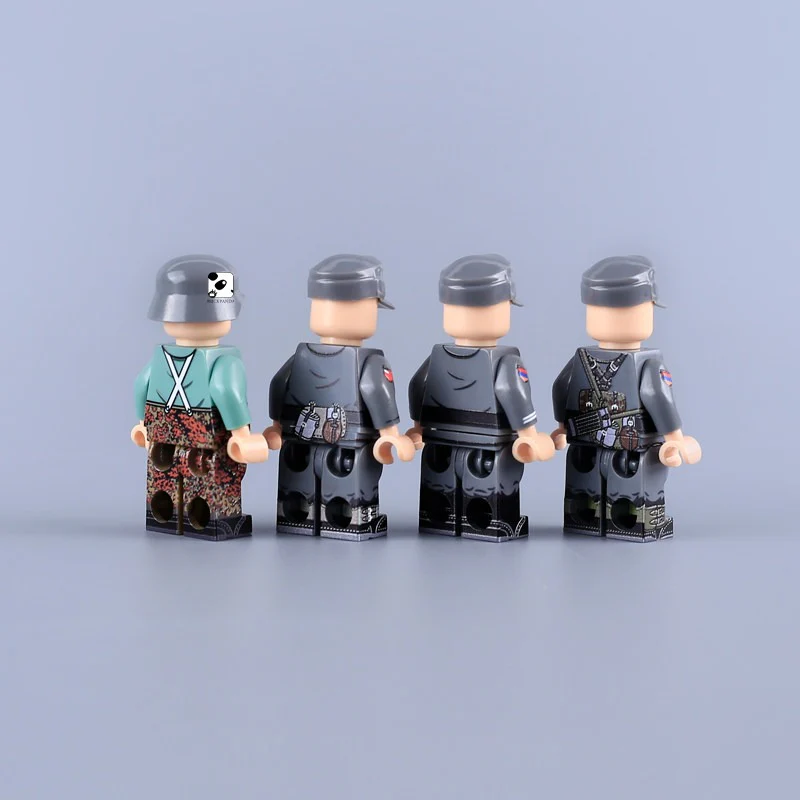MTUV119-MTUV122 World War II foreign legion soldiers Minifigures - Image 4
