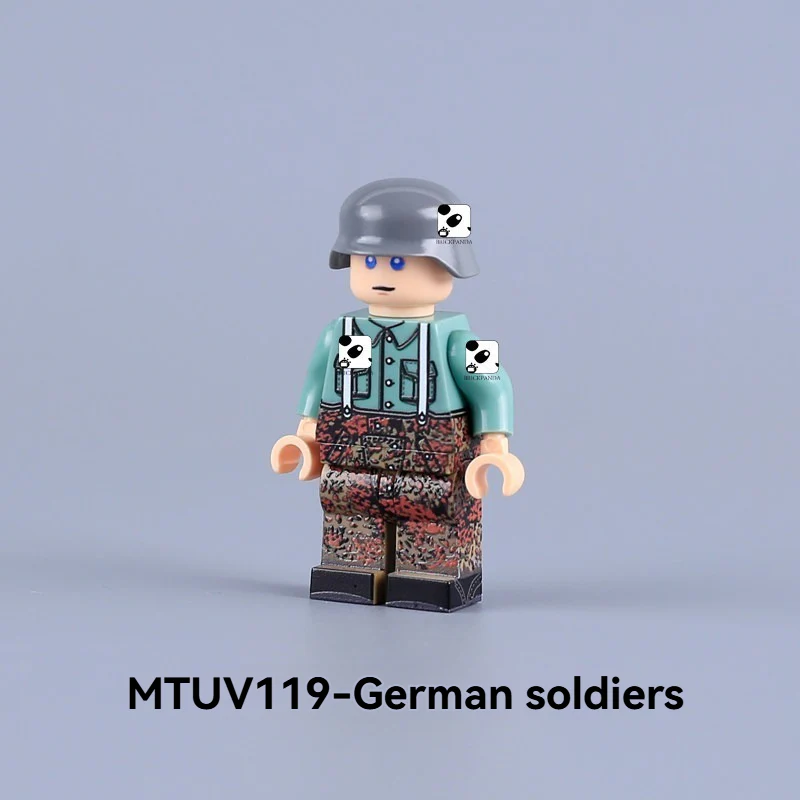 MTUV119-MTUV122 World War II foreign legion soldiers Minifigures - Image 5