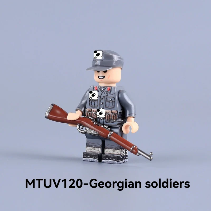 MTUV119-MTUV122 World War II foreign legion soldiers Minifigures - Image 6