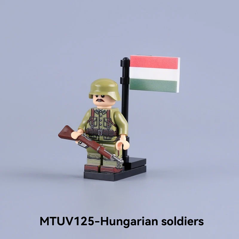 MTUV123-MTUV126 World War II foreign legion soldiers Minifigures - Image 5