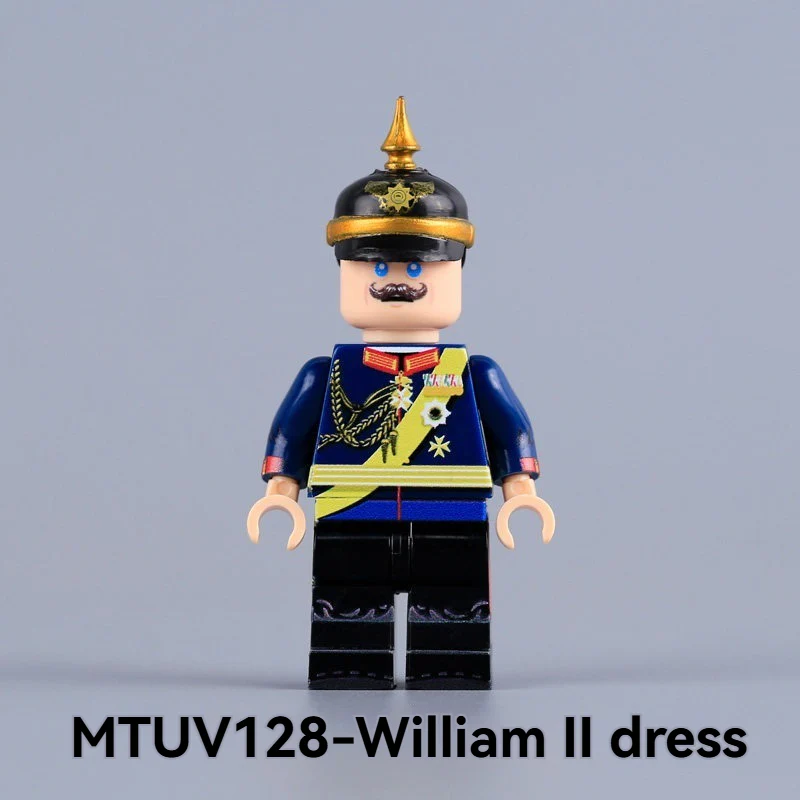 MTUV128-129 King Wilhelm II of Germany during World War I minifigure - Image 2