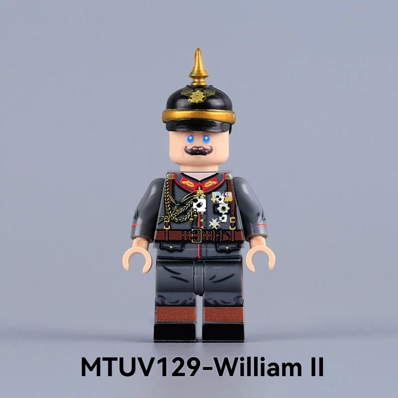 MTUV128-129 King Wilhelm II of Germany during World War I minifigure - Image 3