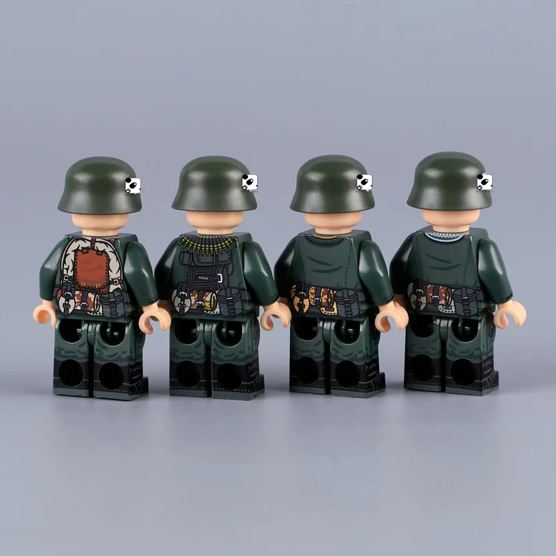 MTZ019-022 World War II military police soldier Minifigures - Image 3