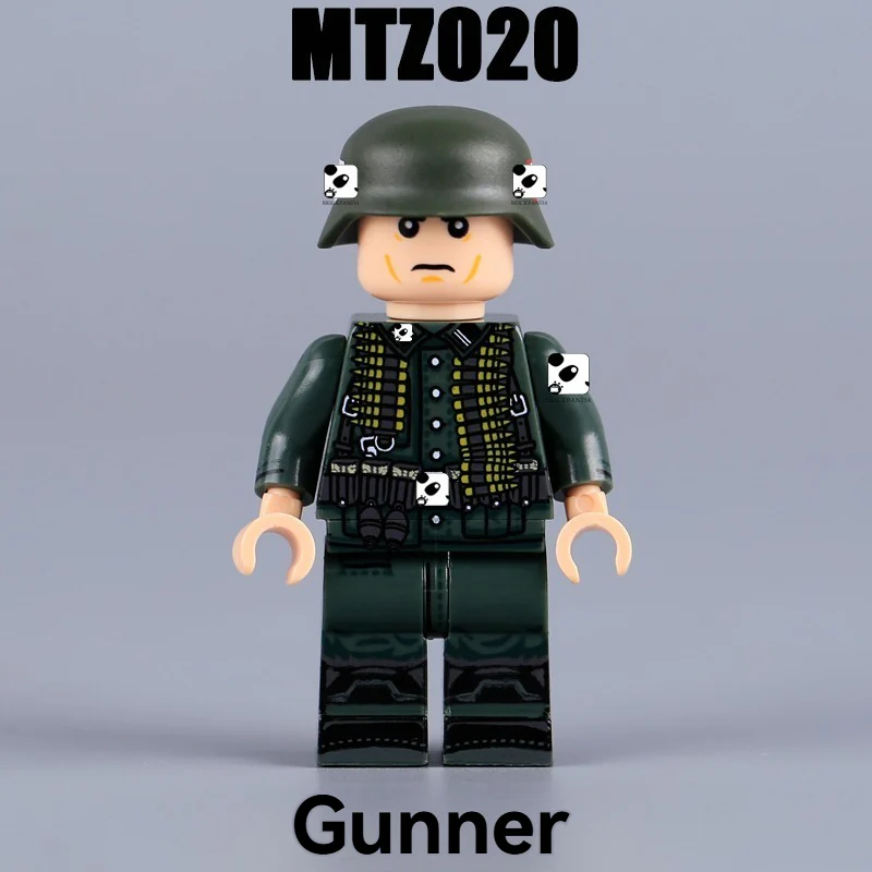 MTZ019-022 World War II military police soldier Minifigures - Image 6