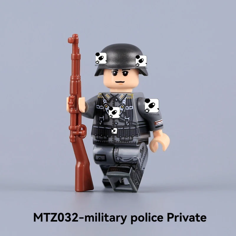 MTZ031-034 World War II Soldiers' Gendarme Minifigures - Image 5