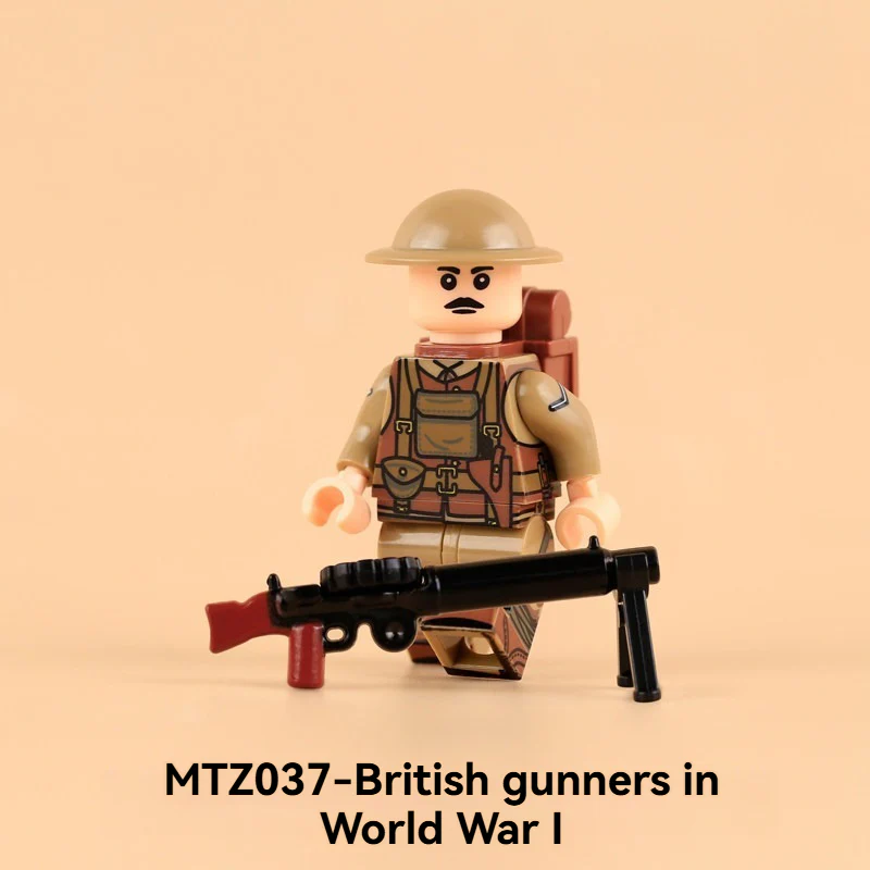 MTZ035-MTZ038 British Army in World War I Minifigures - Image 6