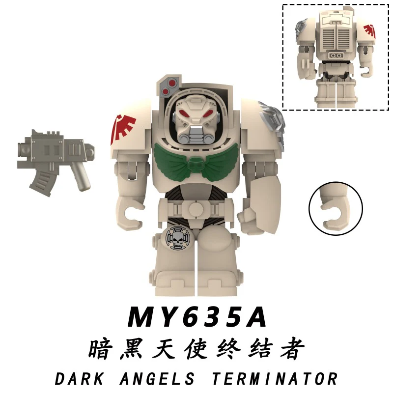 MY631A-635A MY631B-635B Warhammer 40,000 Terminator Minifigures - Image 11